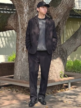 「BEAMS HEART（ビームスハート）のアイテム」を使った、BEAMS HEART MENさん（メンズ・178cm）の春コーディネート