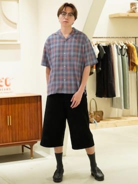 BEAMS HEART MENさん（メンズ・186cm）の夏コーディネート