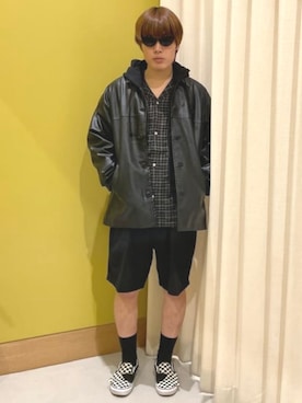 BEAMS HEART MENさん（メンズ・173cm）の冬コーディネート