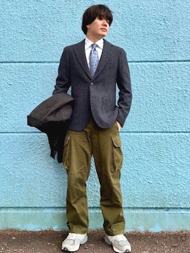 「きれいめコーディネート」｜BEAMS HEART MENさん（メンズ・173cm）の冬コーディネート