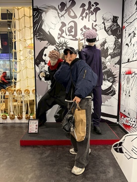 「gentle monster（ジェントルモンスター）のアイテム」を使った、sugi0114さん（メンズ・175cm）の冬コーディネート