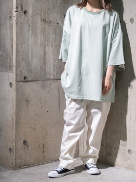 「JOHN'S CLOSET（ジョンズクローゼット）のアイテム」を使った、Tomomi/低身長コーデさん（レディース・150cm）の春コーディネート