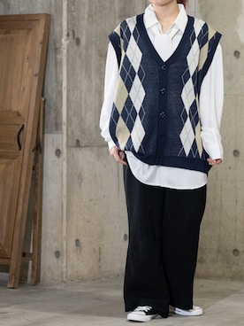 「Naive magic（ナイーブマジック）のアイテム」を使った、Tomomi/低身長コーデさん（レディース・150cm）の秋コーディネート