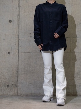 「FILA（フィラ）のアイテム」を使った、Tomomi/低身長コーデさん（レディース・150cm）の冬コーディネート