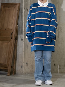 「アイテム（ポロシャツ）」を使った、Tomomi/低身長コーデさん（レディース・150cm）の秋コーディネート