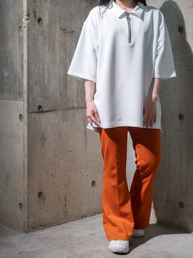 「SpRay（スプレイ）のアイテム（パンツ）」を使った、Tomomi/低身長コーデさん（レディース・150cm）の春コーディネート