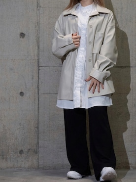 「FILA（フィラ）のアイテム」を使った、Tomomi/低身長コーデさん（レディース・150cm）の秋コーディネート