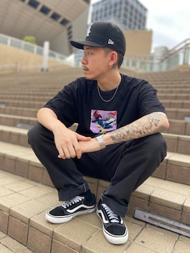 「BAIT（ベイト）のアイテム」を使った、KEISUKEさん（メンズ・176cm）の秋コーディネート