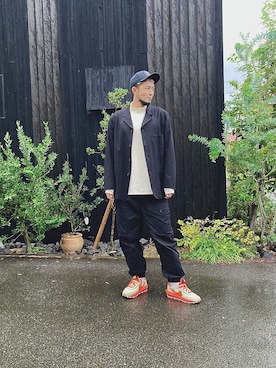 「NIKEスニーカー」｜chanpon1201さん（メンズ・184cm）の秋コーディネート