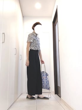 「GUコーデ」｜「アイテム（バレエシューズ）」を使った、reaさん（レディース・171cm）の秋コーディネート