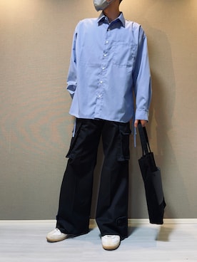 「RAGEBLUE（レイジブルー）のアイテム（トートバッグ）」を使った、かださん（メンズ・174cm）の冬コーディネート