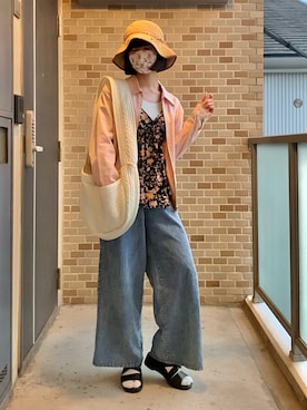 「アイテム（その他トップス）」を使った、ねむねむ桃子は声が命。さん（レディース・162cm）の秋コーディネート