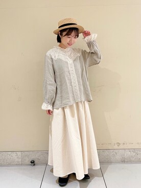 「ナチュラルスタイル」｜「アイテム（その他シューズ）」を使った、˗ˏˋ  r i n   ˎˊ˗さん（レディース・156cm）の冬コーディネート