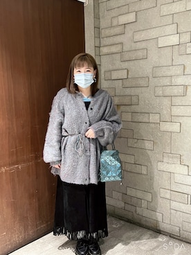 33💗さん（レディース・156cm）の冬コーディネート