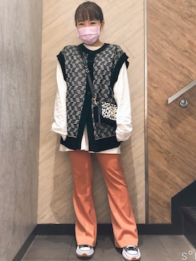 33💗さん（レディース・156cm）の秋コーディネート