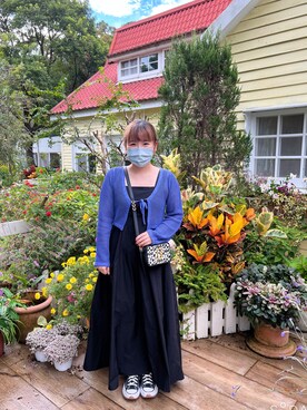 「アイテム（その他ヘアアクセサリー、イエロー系）」を使った、33💗さん（レディース・156cm）の冬コーディネート