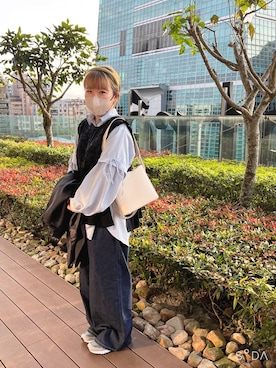 33💗さん（レディース・156cm）の春コーディネート