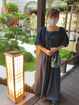 「アイテム（その他ヘアアクセサリー、イエロー系）」を使った、33💗さん（レディース・156cm）の秋コーディネート