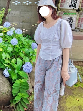 「NICAL（ニカル）のアイテム」を使った、みこさん（レディース・161cm）の夏コーディネート