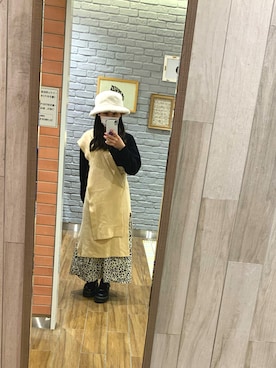 「もこもこハット」｜Ami さん（レディース・150cm）の秋コーディネート