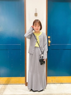「ehka sopo（エヘカソポ）のアイテム（財布/小物）」を使った、カンナさん（レディース・146cm）の冬コーディネート