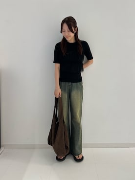 「アイテム（その他トップス）」を使った、YUKINOさん（レディース・156cm）の夏コーディネート