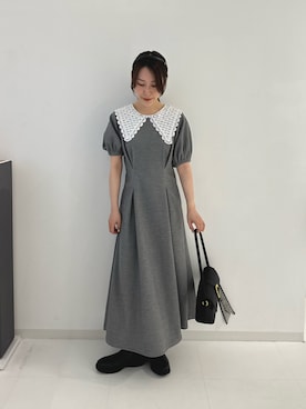 「ECREL（エクレール）のアイテム」を使った、YUKINOさん（骨格ウェーブ・レディース・156cm）の春コーディネート