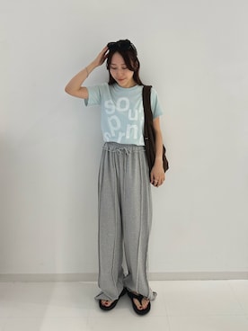 「FUULLY STUDIO（フーリィーステューディオ）のアイテム」を使った、YUKINOさん（レディース・156cm）の夏コーディネート