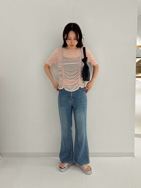 YUKINOさん（骨格ウェーブ・レディース・156cm）の夏コーディネート