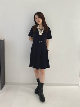 「idem（イデム）のアイテム」を使った、YUKINOさん（レディース・156cm）の春コーディネート