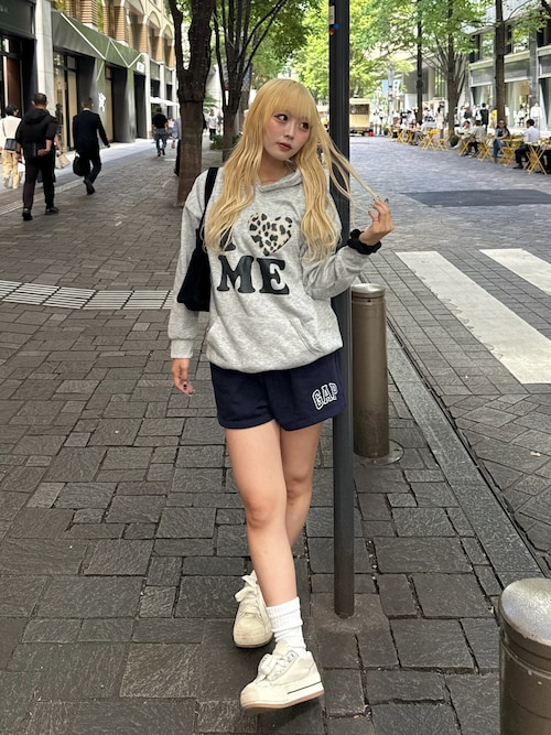ANTI COUNTRY CLUBコラボ ショートパンツとバケットハットセット セール】GAPロゴ ショートパンツ（WOMENS)（その他パンツ）｜GAP