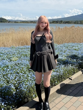 「CHARLES & KEITH（チャールズ & キース）のアイテム」を使った、ひいなさん（レディース・165cm）の春コーディネート