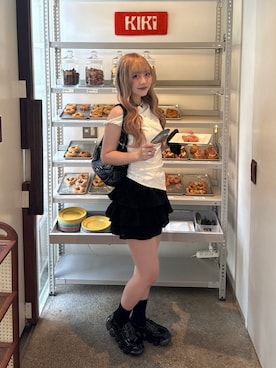 「clear（クリア）のアイテム（パンツ）」を使った、ひいなさん（レディース・165cm）の夏コーディネート