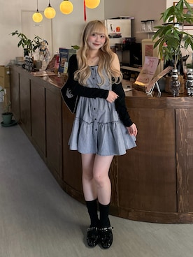 「レディースファッション」｜ひいなさん（レディース・165cm）の春コーディネート