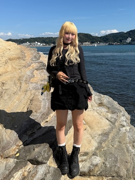 「秋のシャツ着こなし術」｜ひいなさん（レディース・165cm）の秋コーディネート