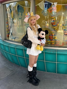 「WEGO（ウィゴー）のアイテム（その他パンツ）」を使った、ひいなさん（レディース・165cm）の秋コーディネート