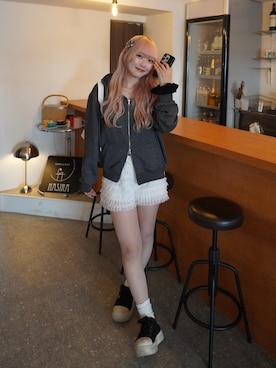 「ARULE（アルール）のアイテム」を使った、ひいなさん（レディース・165cm）の春コーディネート