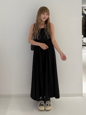 「Auntie Rosa（アンティローザ）のアイテム」を使った、ひいなさん（レディース・165cm）の夏コーディネート