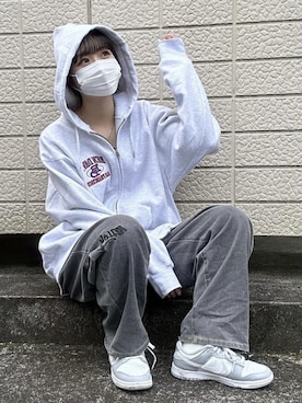 「NAVAL（ナバル）のアイテム」を使った、ひいなさん（レディース・165cm）の冬コーディネート