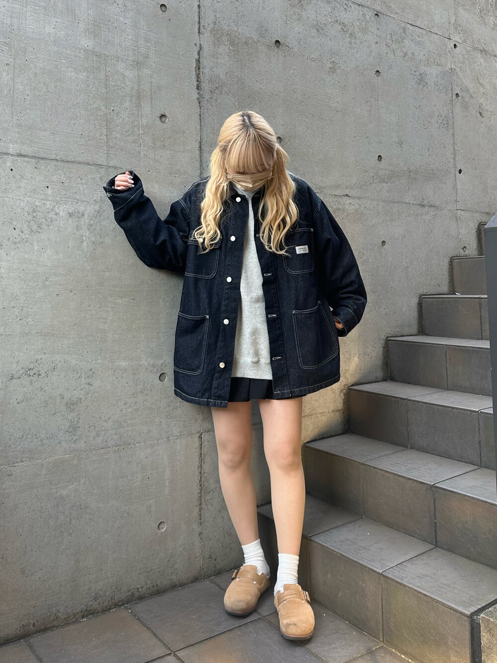 enセレクト デニムカバーオール インディゴ | セレクトショップen