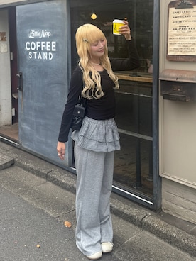 ひいなさん（骨格ウェーブ・レディース・165cm）の秋コーディネート