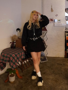 「ARULE（アルール）のアイテム」を使った、ひいなさん（レディース・165cm）の冬コーディネート