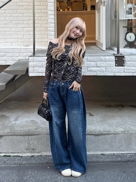 「CONVERSE（コンバース）のアイテム（シューズ）」を使った、ひいなさん（レディース・165cm）の春コーディネート