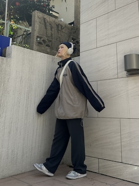 「ほめられ本命コーデ」｜「アイテム（スラックス）」を使った、ひいなさん（レディース・165cm）の冬コーディネート