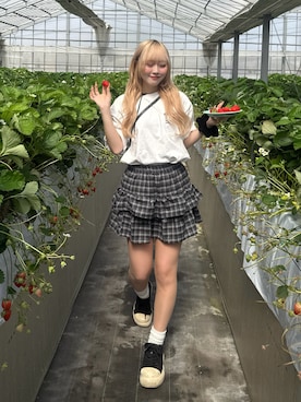 「ARULE（アルール）のアイテム」を使った、ひいなさん（レディース・165cm）の春コーディネート