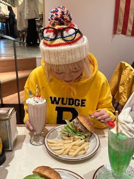 「WudgeBoy（ワッジボーイ）のアイテム」を使った、ひいなさん（レディース・165cm）の冬コーディネート