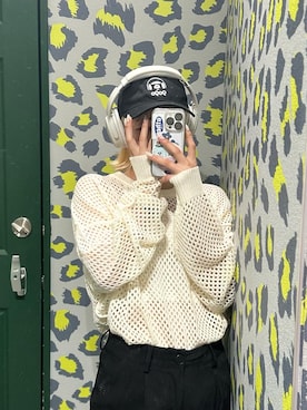 「NYLAUS（ナイラス）のアイテム」を使った、ひいなさん（レディース・165cm）の春コーディネート