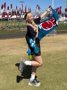 「SLY（スライ）のアイテム」を使った、ひいなさん（レディース・165cm）の秋コーディネート