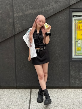 「DTYYPE（ドタイプ）のアイテム」を使った、ひいなさん（レディース・165cm）の夏コーディネート