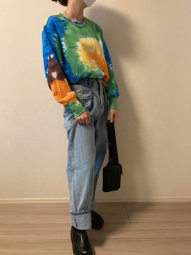 「インパクトTシャツ」｜katsu_kiさん（レディース・156cm）の秋コーディネート